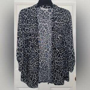 Emily Daniels Leopard Print Blouse